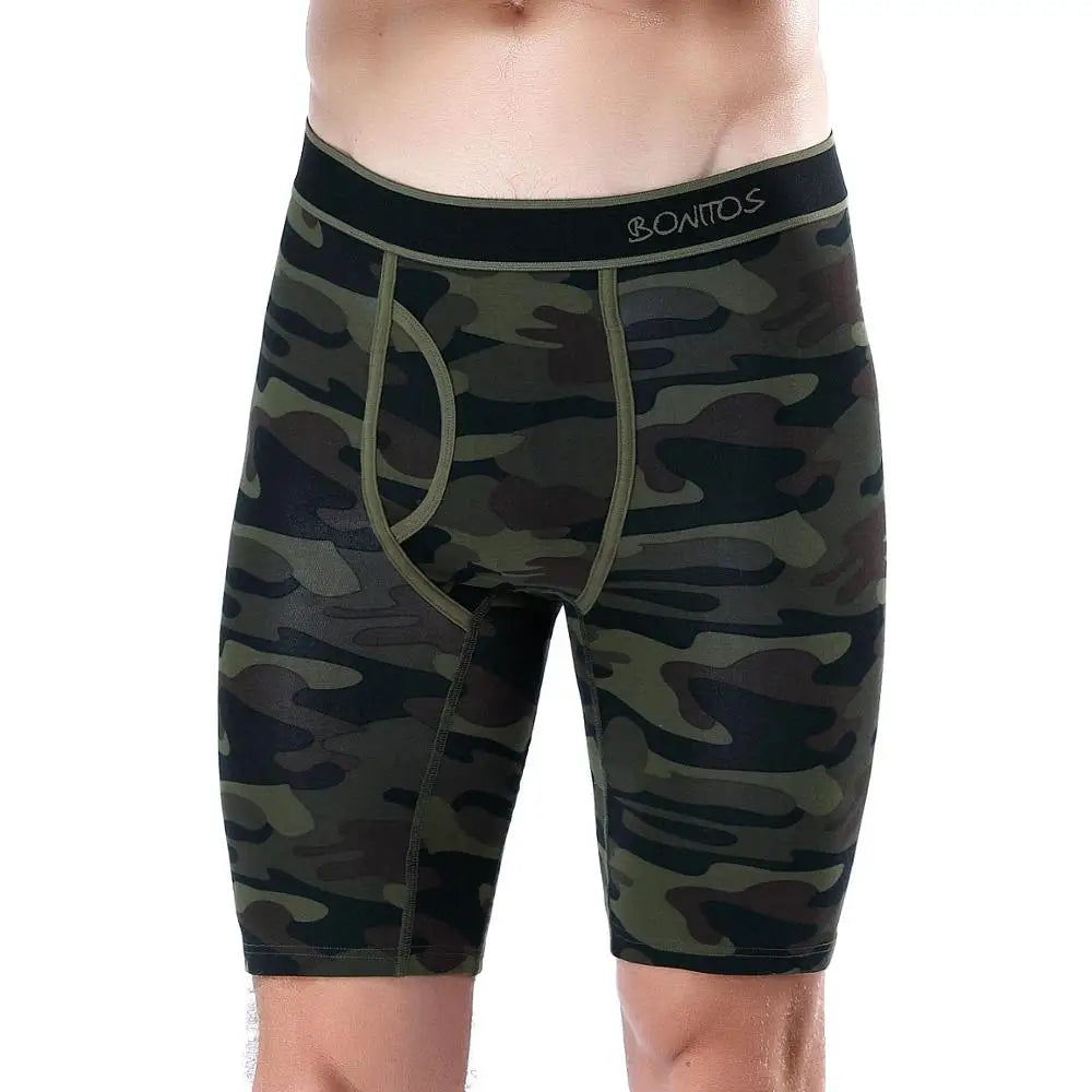 BONITOS Long Boxer Shorts Panties Man Underwear Men Boxer Men Underwear Natural Cotton Comfortable Soft Top Brand High Quality
