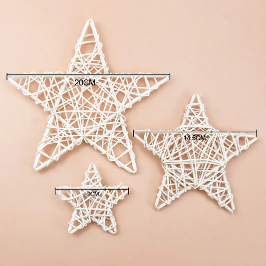 10/15/20CM Tree Root Vine Festival Star Wreath Home Decoration Accessories Wedding Background Diy Artificial Plants Wholesale