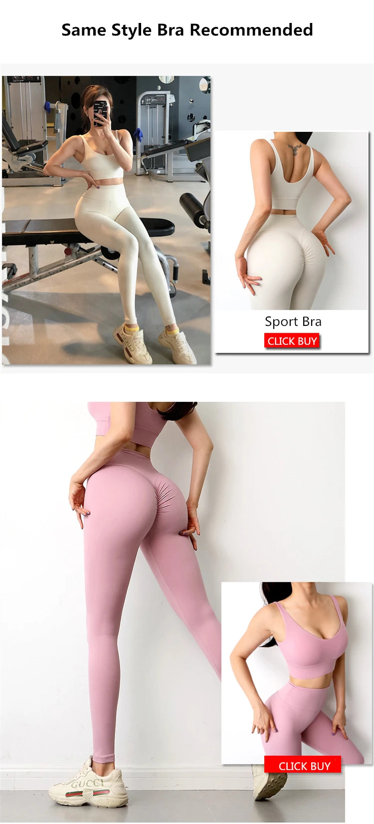 Women Scrunch Butt Yoga Pant Naked-Feel Fabric Sport Gym Leggings Femme High Waist Fitness Workout Pants Elastic Push Up Tights