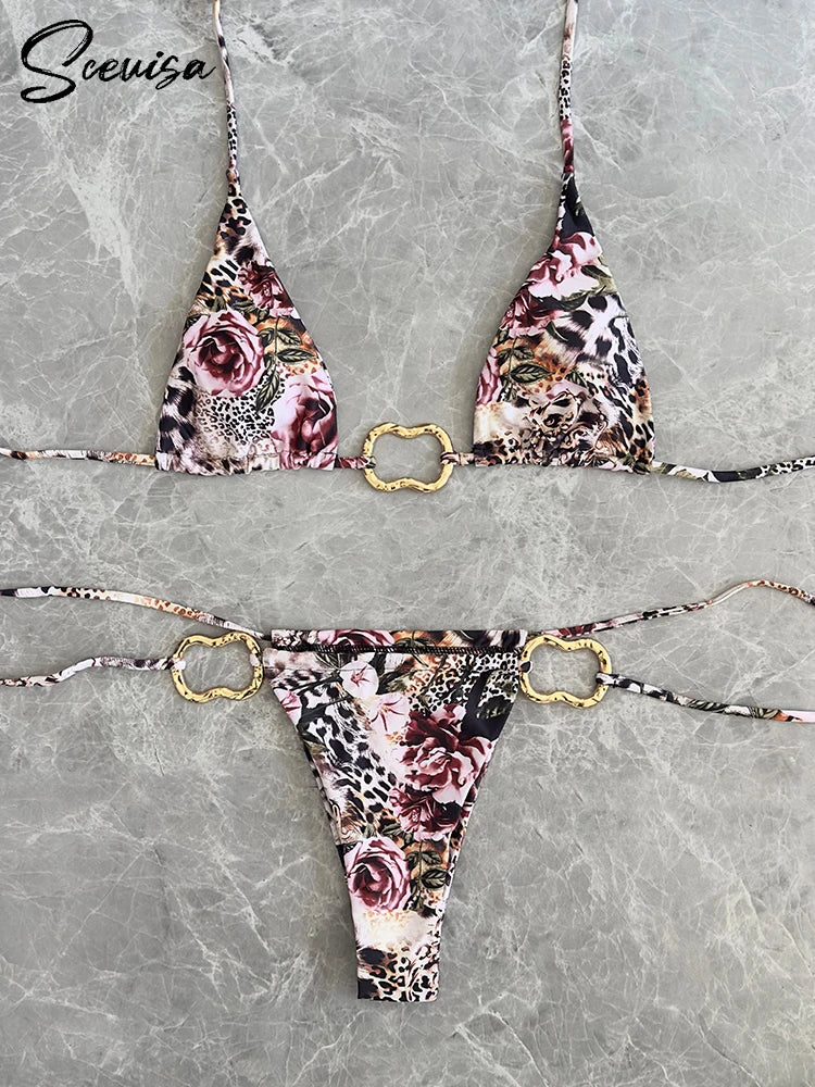 2025 New Bikini Set Bikinis Sexy Women Swimsuits Female Swimwear Bathing Suit Brazilian Swimming Suits Beachwear biquini Summer