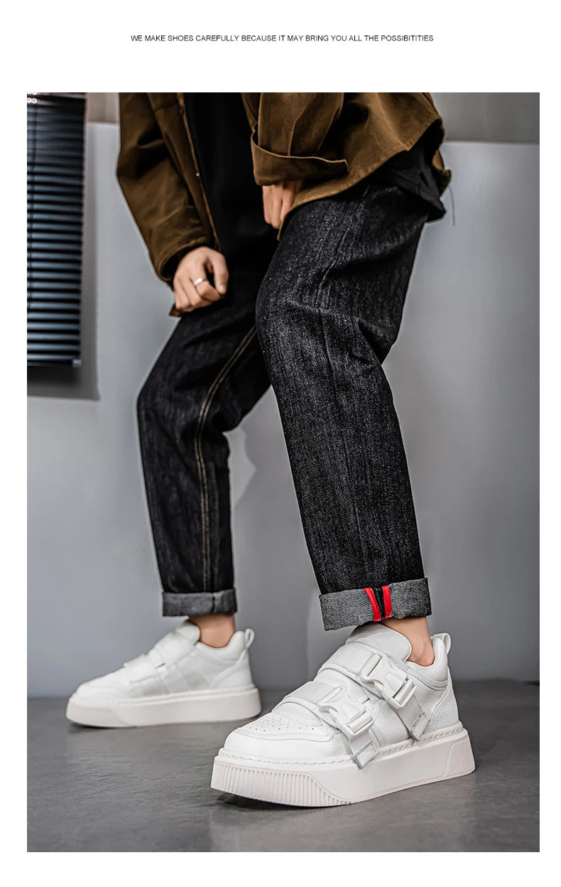 2025 New Versatile Casual Sports Board Shoes for Men, Trendy and Fashionable Thick Soled, Niche and Personalized Trendy Shoes