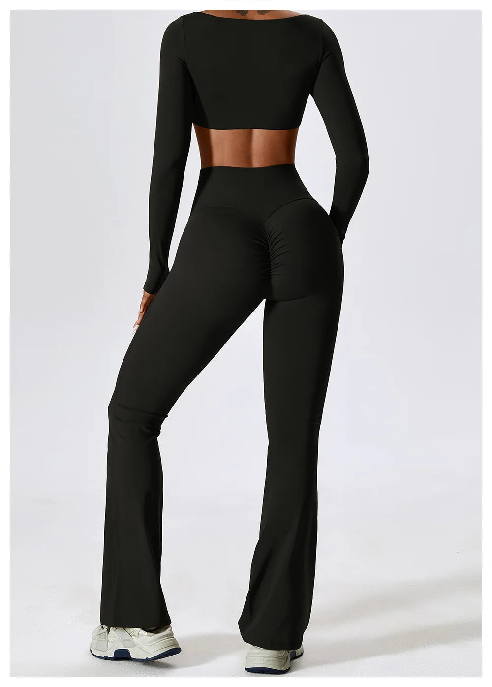 Women Sport Seamless Tops Long Sleeve Breathable Workout Slim T Shirts Athletic Running Gym Push-up Running Fitness Yoga Tops