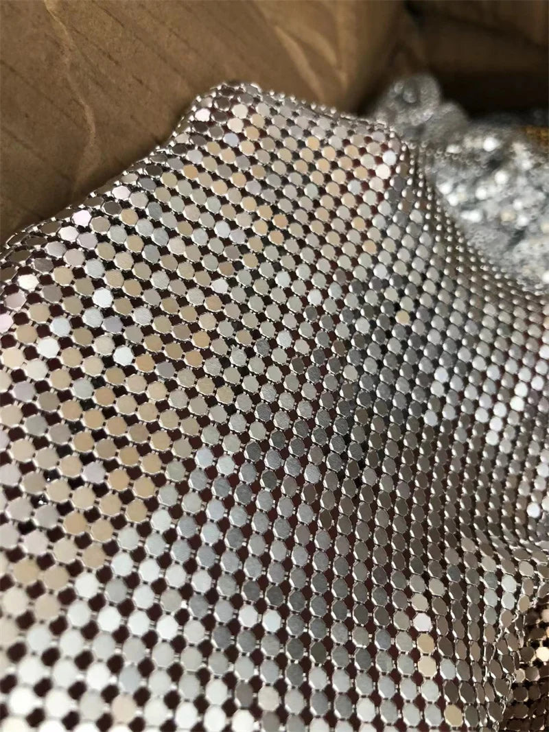 2024 Sexy Clubwear Backless Sequin Short Dress For Women Cocktail Metalic Split Mesh Harness Body Chain Club Low Cut Mini Dress