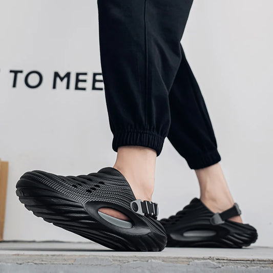 Summer Men Clogs Sandals Platform EVA Slippers High Quality Shoes Men's Sports Sandals Beach Outdoor Sandals Men Summer Shoes