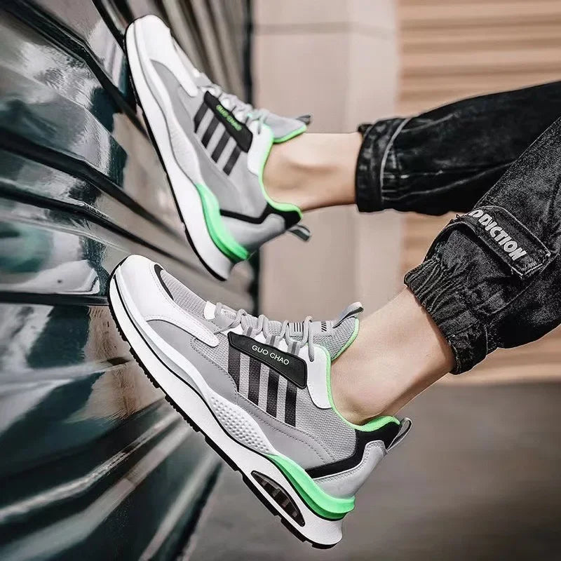 Brand Men Sneakers Mesh Breathable Casual Shoe Air Cushioning Athletic Running Shoes for Men Light Training Shoe Tenis Masculino