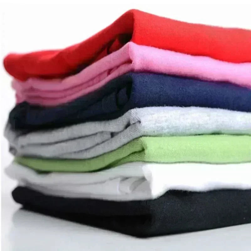100% Pure Cotton Summer High-end Brand Men's Short Sleeve Round Neck Fashionable Style Half Sleeved Top Breathable T-shirt