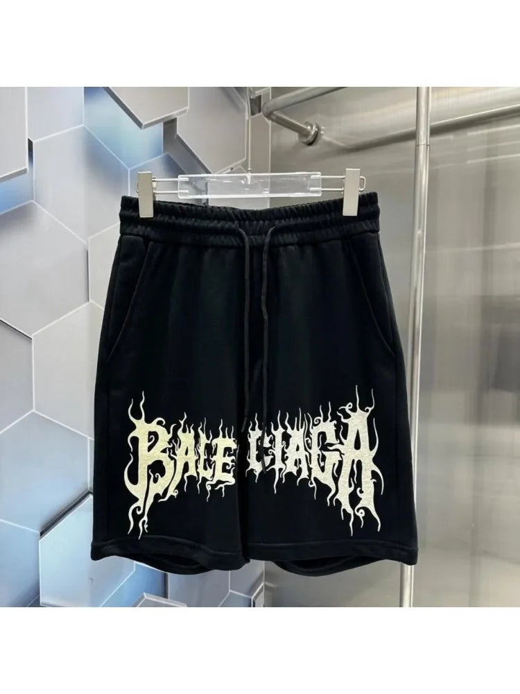 2025 Summer New Men's Printed Shorts Casual Sports Cotton High Quality Shorts Fitness Running Shorts Men's Style Men Clothing