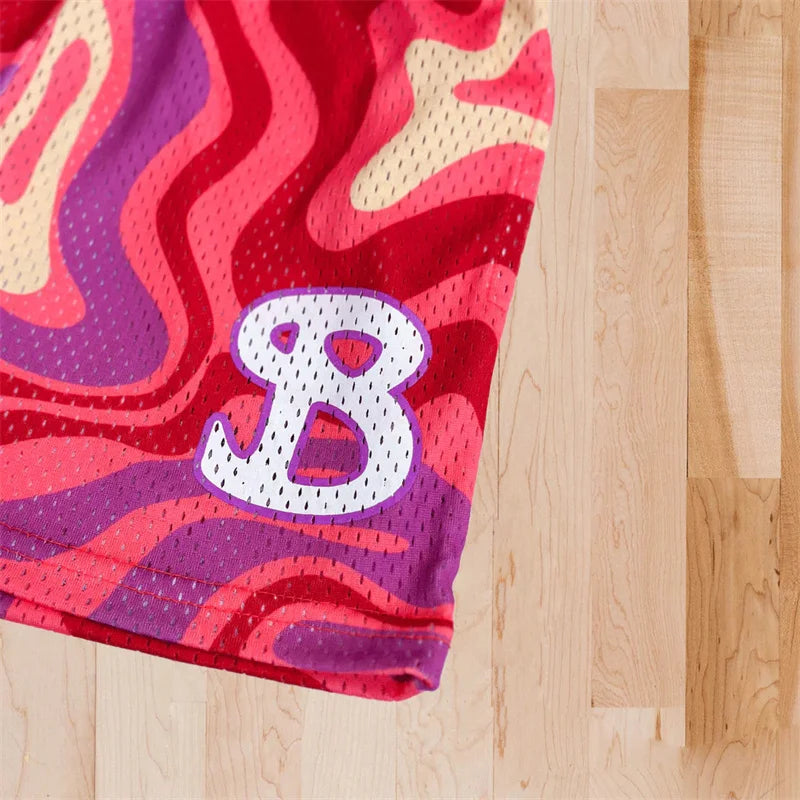 2025 Summer new style BUCKETSQUAD Basketball Mesh Running quick drying quarter High quality sports shorts men sportswear