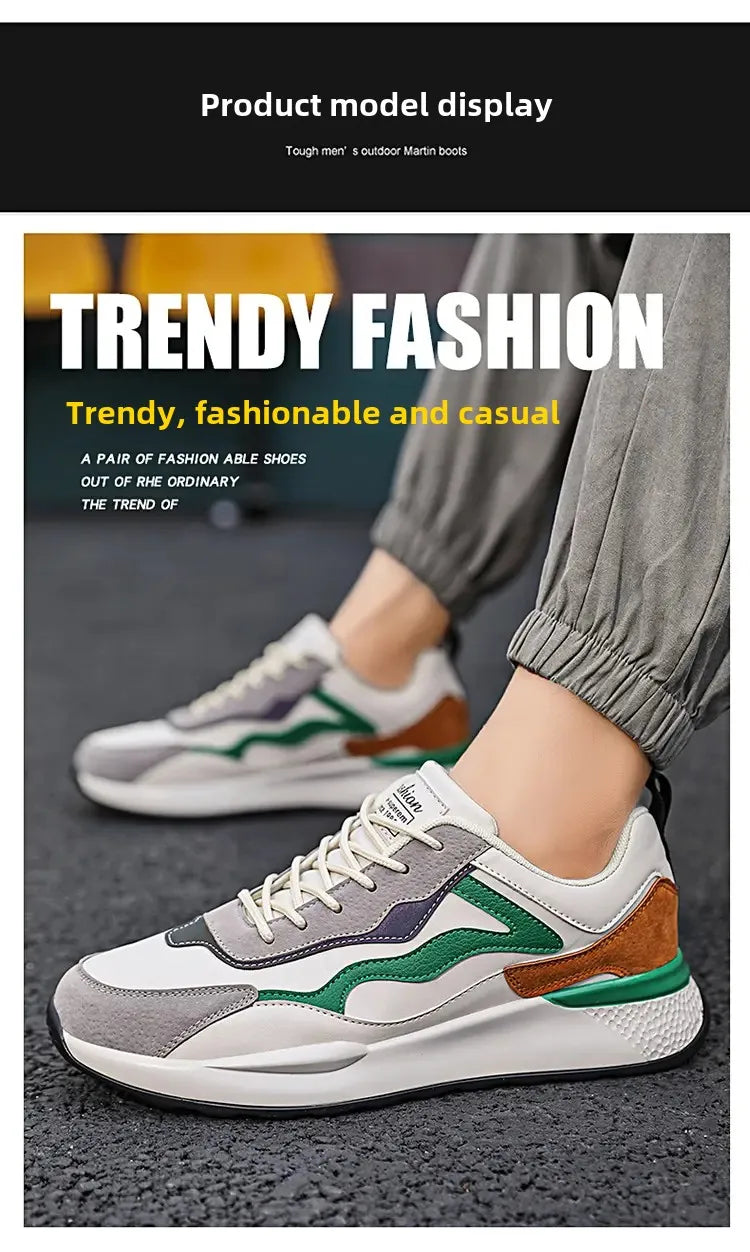 2025 Spring New Men's Shoes Outdoor Non-slip Casual Shoes Comfortable Fashion Men's Shoes Casual Sports Shoes Large Size 45-48