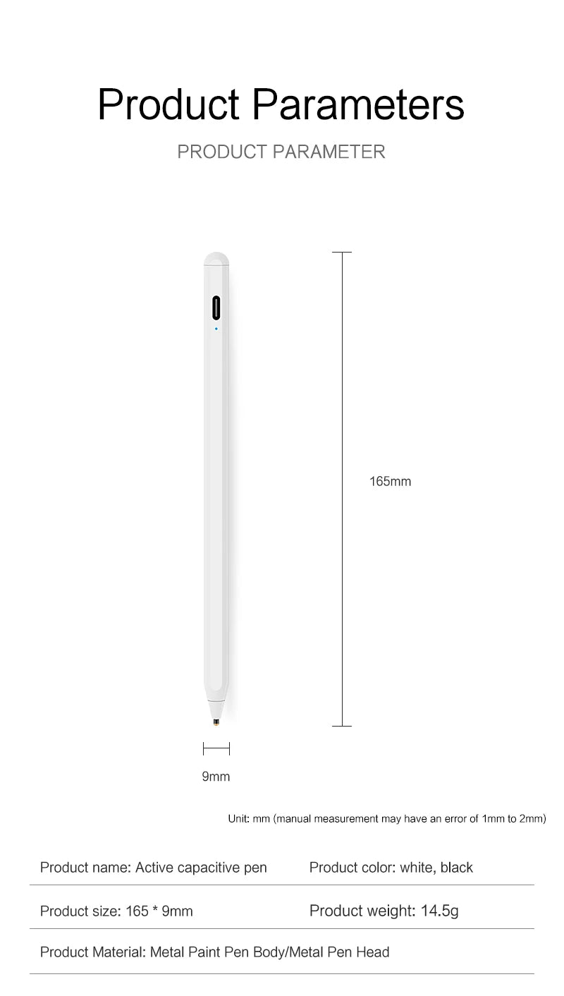 AJIUYU Stylus Pen For XiaoMi Pad 6 6S Pro 11 12.4 Tablet Pen Rechargeable For Mi Pad 6 MiPad 5 Screen Touch Drawing Pen Pencil
