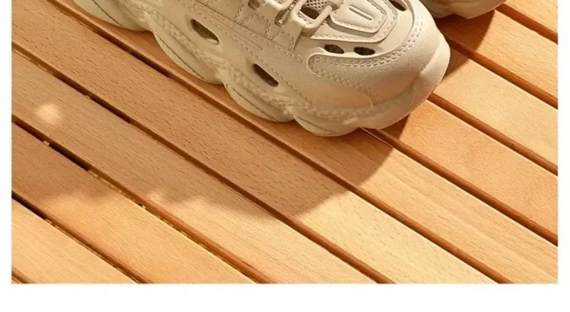 Trendy Men's Sandals Outdoor Wear Thickened Anti-slip Wear-resistant Fashion EVA Moulded Couples Clog Shoes Wholesale