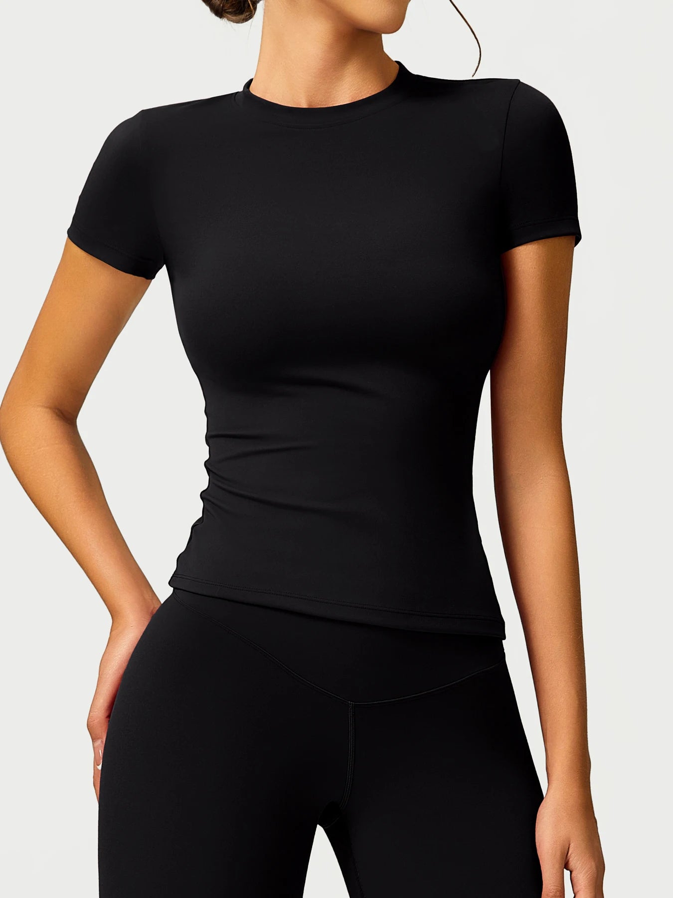 2PCS Yoga Suit Sports Set Women Quick-Drying Gym Set Women Tracksuit Running Workout Long Sleeve Sports Shirt Yoga Clothing