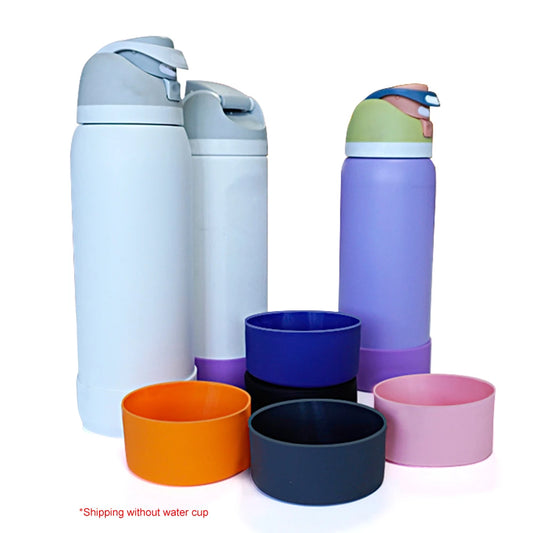 8.5CM Silicone Cover Anti-Slip Protective Bottom Sleeve Cover Protective Cup Bottom Base for 32oz Tumbler Flask Water Bottle