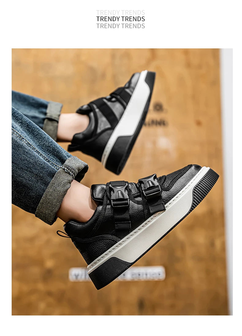2025 New Versatile Casual Sports Board Shoes for Men, Trendy and Fashionable Thick Soled, Niche and Personalized Trendy Shoes