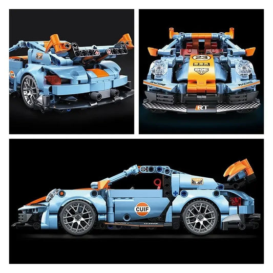 Building Blocks City Speed Car Festive Gift Giving Racing Vehicle Blocks Super Racers Bricks Toys Children Boy Birthday Kid Gift