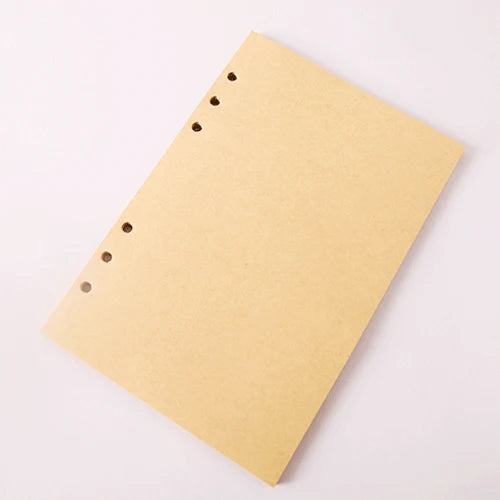A5 A6 Loose Leaf Notebook Refill Spiral Binder Inner Page Diary Weekly Monthly Planner To Do List Line Dot Grid Inside Paper