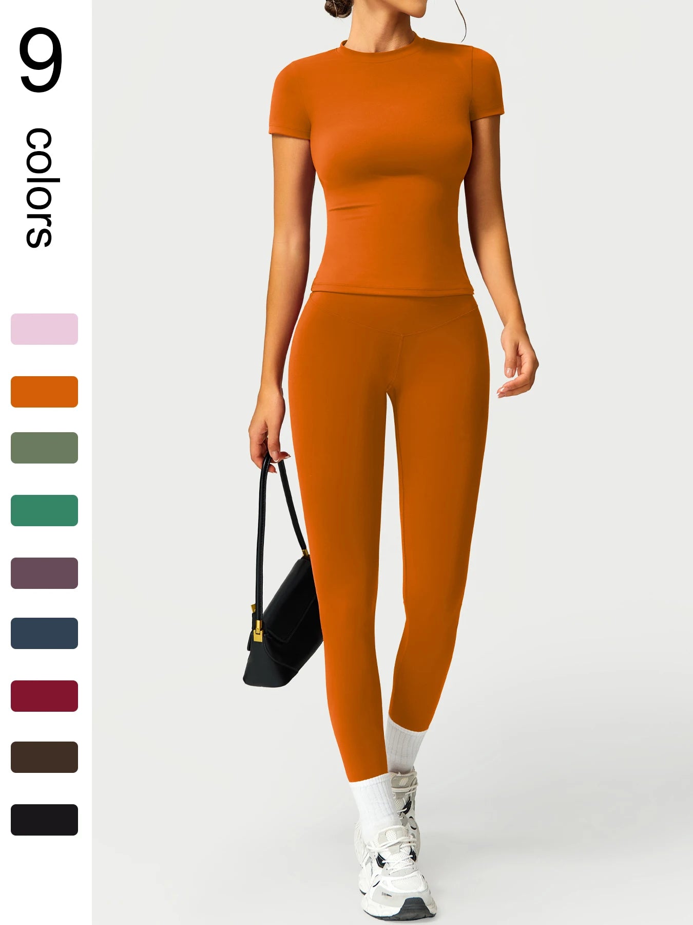 2PCS Yoga Suit Sports Set Women Quick-Drying Gym Set Women Tracksuit Running Workout Long Sleeve Sports Shirt Yoga Clothing