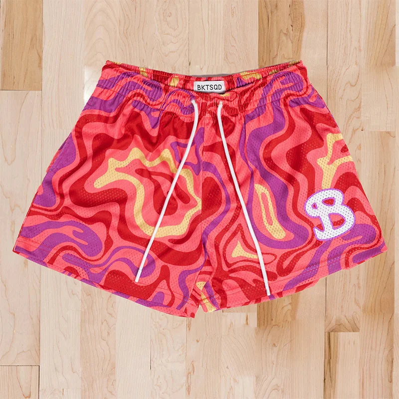 2025 Summer new style BUCKETSQUAD Basketball Mesh Running quick drying quarter High quality sports shorts men sportswear