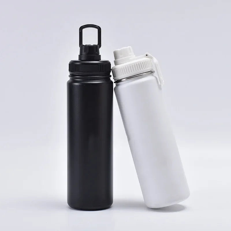 750ml Insulated Water Cup Sports Bottle Water Bottles Stainless Steel Pure Titanium Vacuum Portable Leakproof Outdoor Cup