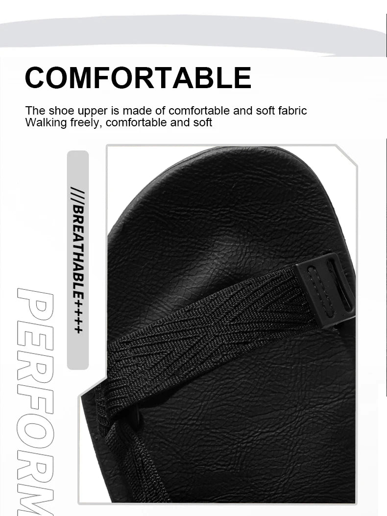 Summer Outdoor Wadable Sandals Man Arch Support Yoga Mat Insole Gladiator Open Beach Slippers Antiskid Durable Flat Men Shoe