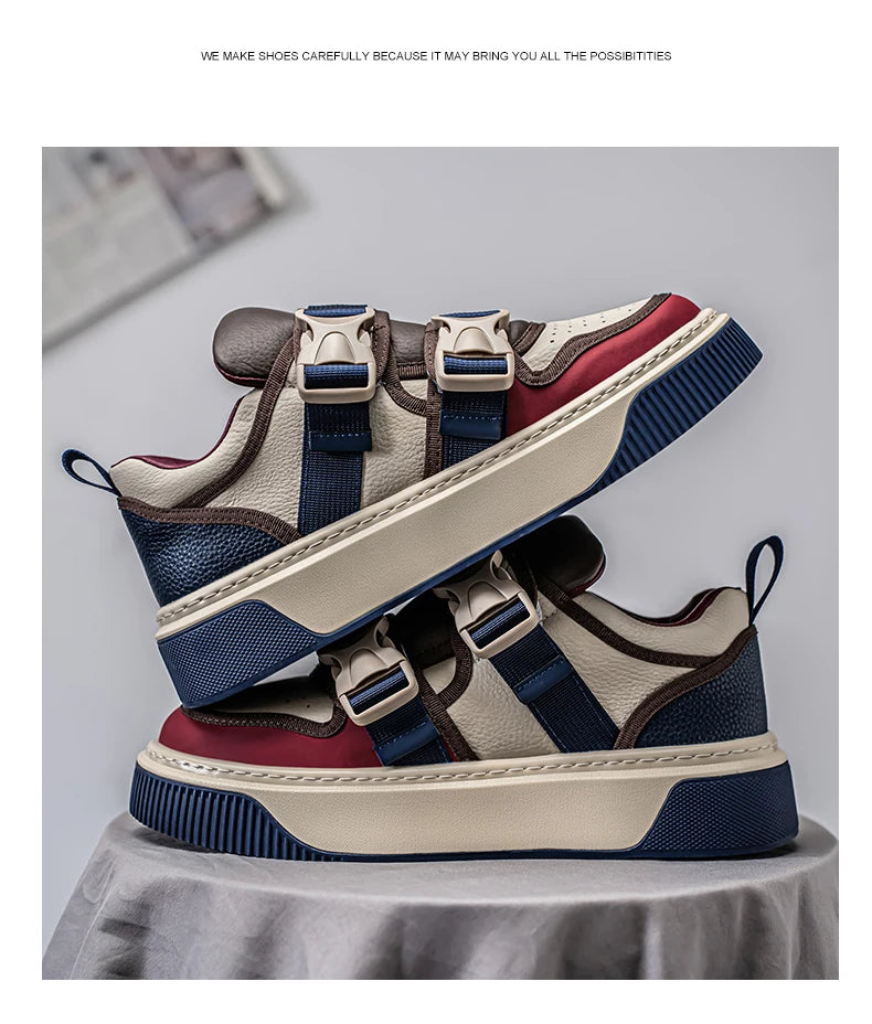2025 New Versatile Casual Sports Board Shoes for Men, Trendy and Fashionable Thick Soled, Niche and Personalized Trendy Shoes