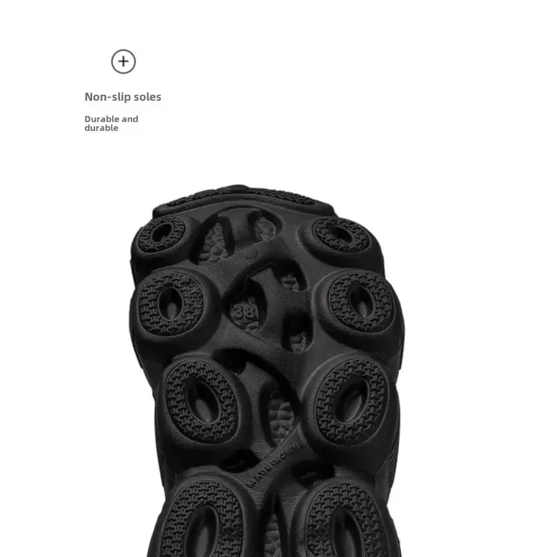 Trendy Men's Sandals Outdoor Wear Thickened Anti-slip Wear-resistant Fashion EVA Moulded Couples Clog Shoes Wholesale