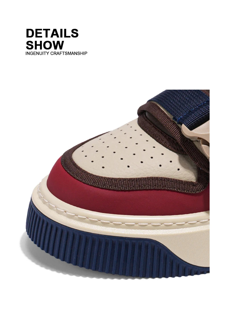 2025 New Versatile Casual Sports Board Shoes for Men, Trendy and Fashionable Thick Soled, Niche and Personalized Trendy Shoes