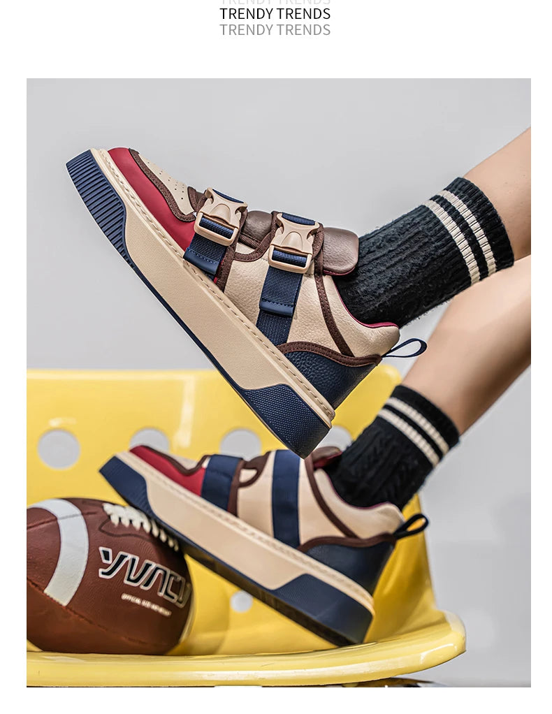 2025 New Versatile Casual Sports Board Shoes for Men, Trendy and Fashionable Thick Soled, Niche and Personalized Trendy Shoes