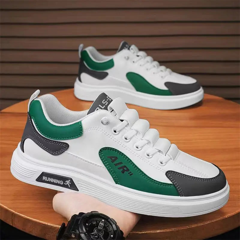 2025 Spring and Autumn New Men's Shoes Leather Low cut Fashion Trendy Running Sports Men's Casual Trendy Shoes