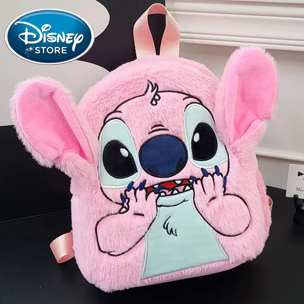 10style Disney Stitch Plush Bag Children's Backpack Anime Lilo & Stitch Shoulder Bag Handbag Bag Messenger Bag Birthday Gifts
