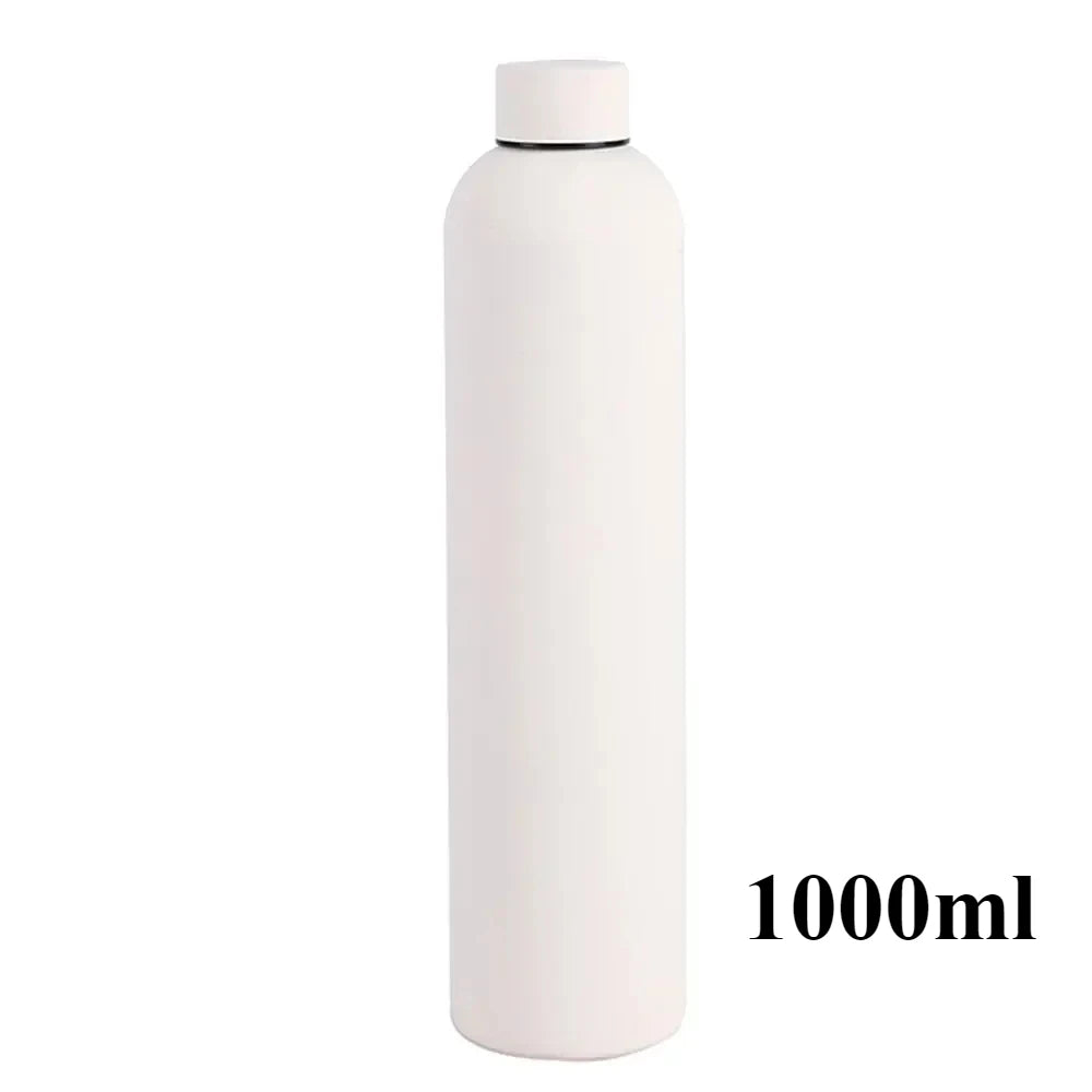 1000ML Double-Wall Stainless Steel Leak-proof Thermal Vacuum Flask Insulated Water Bottle Sports Coffee Straight Body Cup
