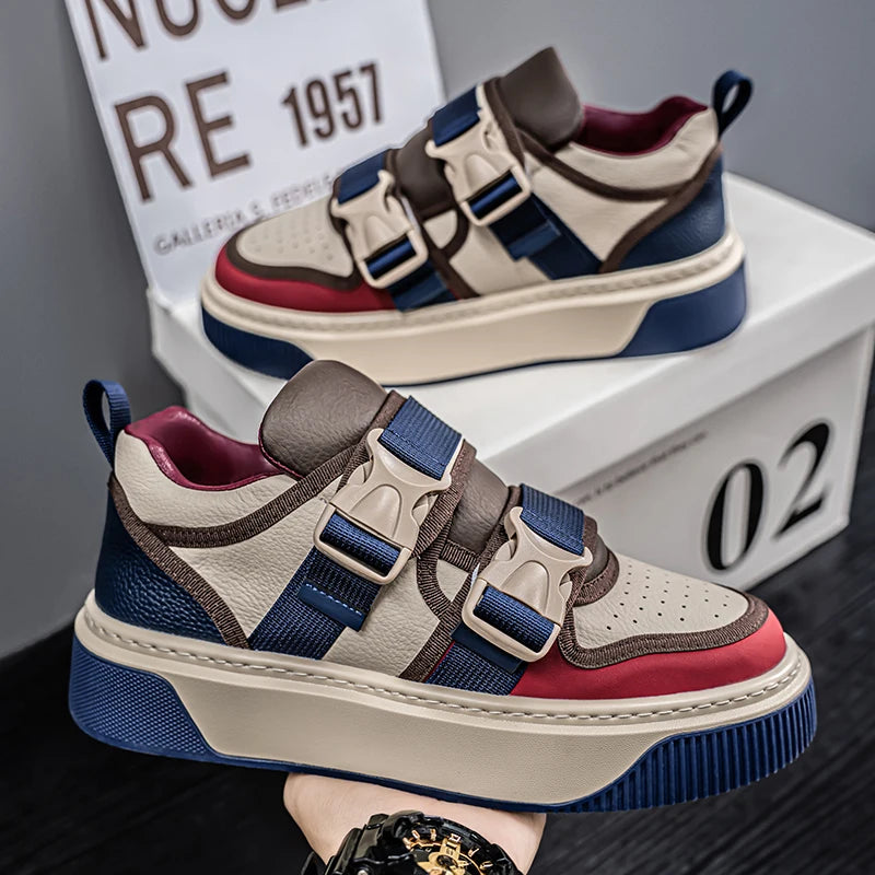 2025 New Versatile Casual Sports Board Shoes for Men, Trendy and Fashionable Thick Soled, Niche and Personalized Trendy Shoes