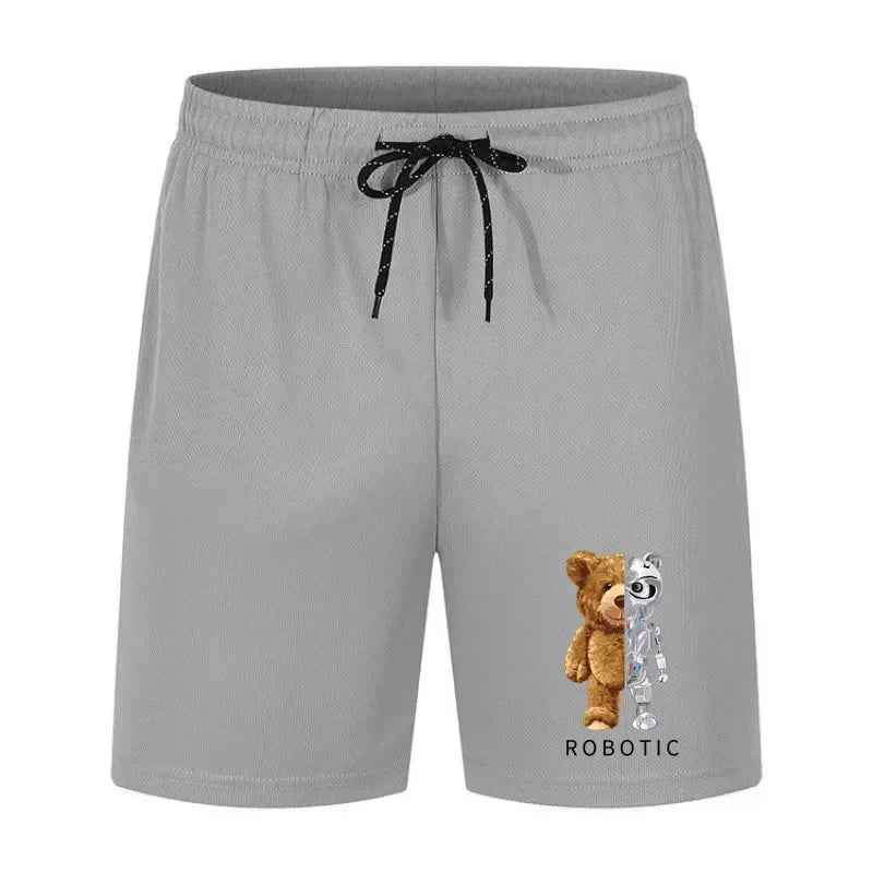 2024 Men's Loose Shorts Summer Men's Breathable Shorts Quick-drying Casual Five-Fifth Pants New Male Running Sports Shorts S-3XL