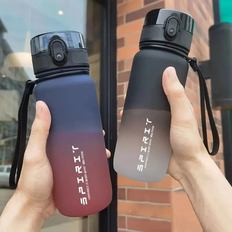 1 Liter Large Capacity Leak Proof Sports Water Bottle Colorful Plastic Cup Drink items Outdoor Travel Portable Gym Fitness Jugs