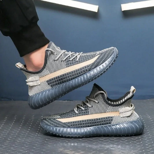 2025 Versatile Trend Casual Flying Shoes Student Sports Men's ShoesMesh Breathable Coconut Shoes New Men's Shoes Summer