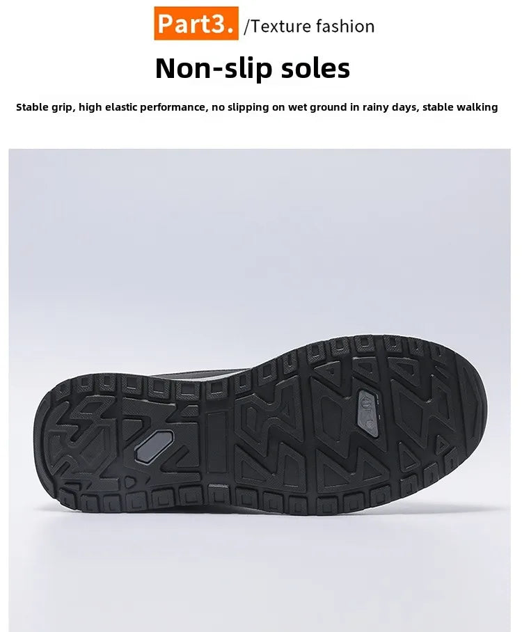 Waterproof Non-slip Wear-resistant Casual Sports Shoes For Men Spring 2025 New Arrival Work Shoes Trendy Footwear Spring Autumn