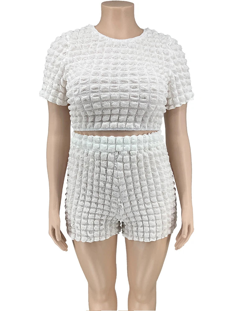 Summer Suit Chic and Elegant Woman Set New In Sexy Outfit Casual Shorts Sets Womens 2 Piece Plus Size Wholesale Dropshipping