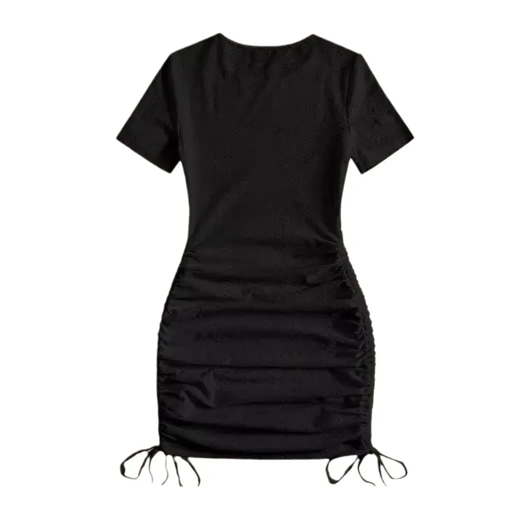 Amazon Spring Summer Cross-Border Dress High-End Sexy Fire Red Bodycon Skirt Direct From Manufacturer For Party Occasion