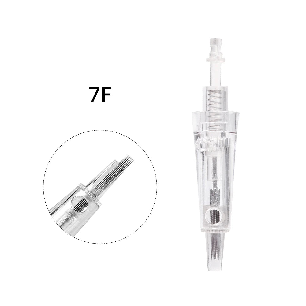Borala 20Pcs Tattoo Needle Microblading Piercing Needles Pen Permanent Eyebrow Lip Makeup Cosmetics Tattoo Machine Accessories