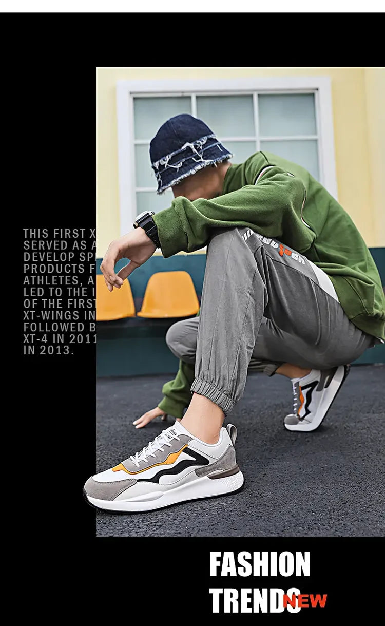 2025 Spring New Men's Shoes Outdoor Non-slip Casual Shoes Comfortable Fashion Men's Shoes Casual Sports Shoes Large Size 45-48