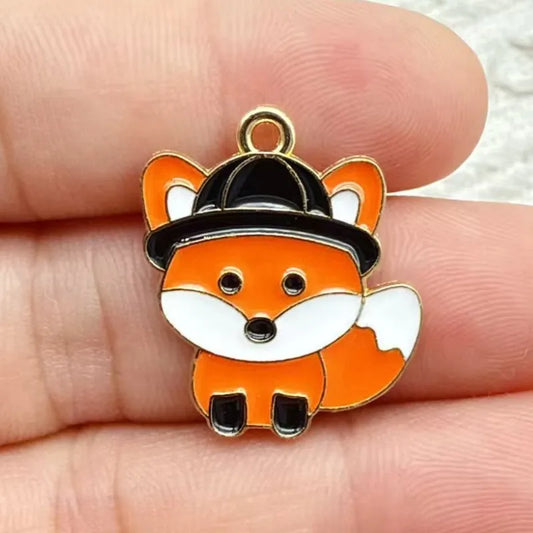 10pcs Enamel Thanksgiving Cake Pumpkin Sunflower Charms for Earrings Bracelets Pendants Making DIY Jewelry Accessories