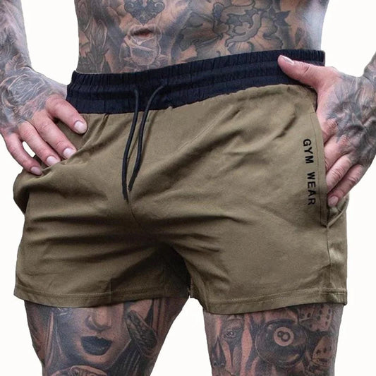 2024 Summer Gym Fitness Men's Shorts Sweatpants Thin Fashion Men Marathon Running Shorts Sports Breathable Training Pants