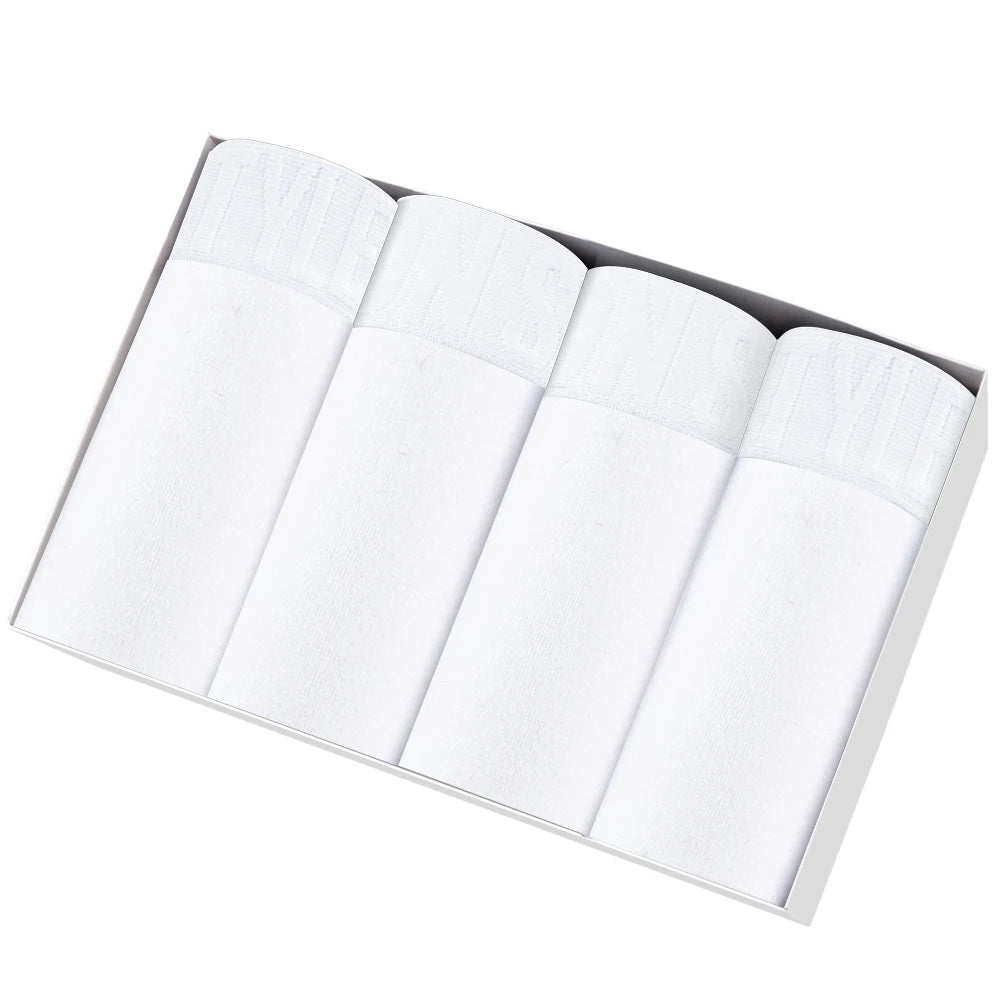 4pcs Boxers Men's Panties Underpants Man Boxer Underwear Cotton for Male Underpants Man Cotton Large Size Lot Soft