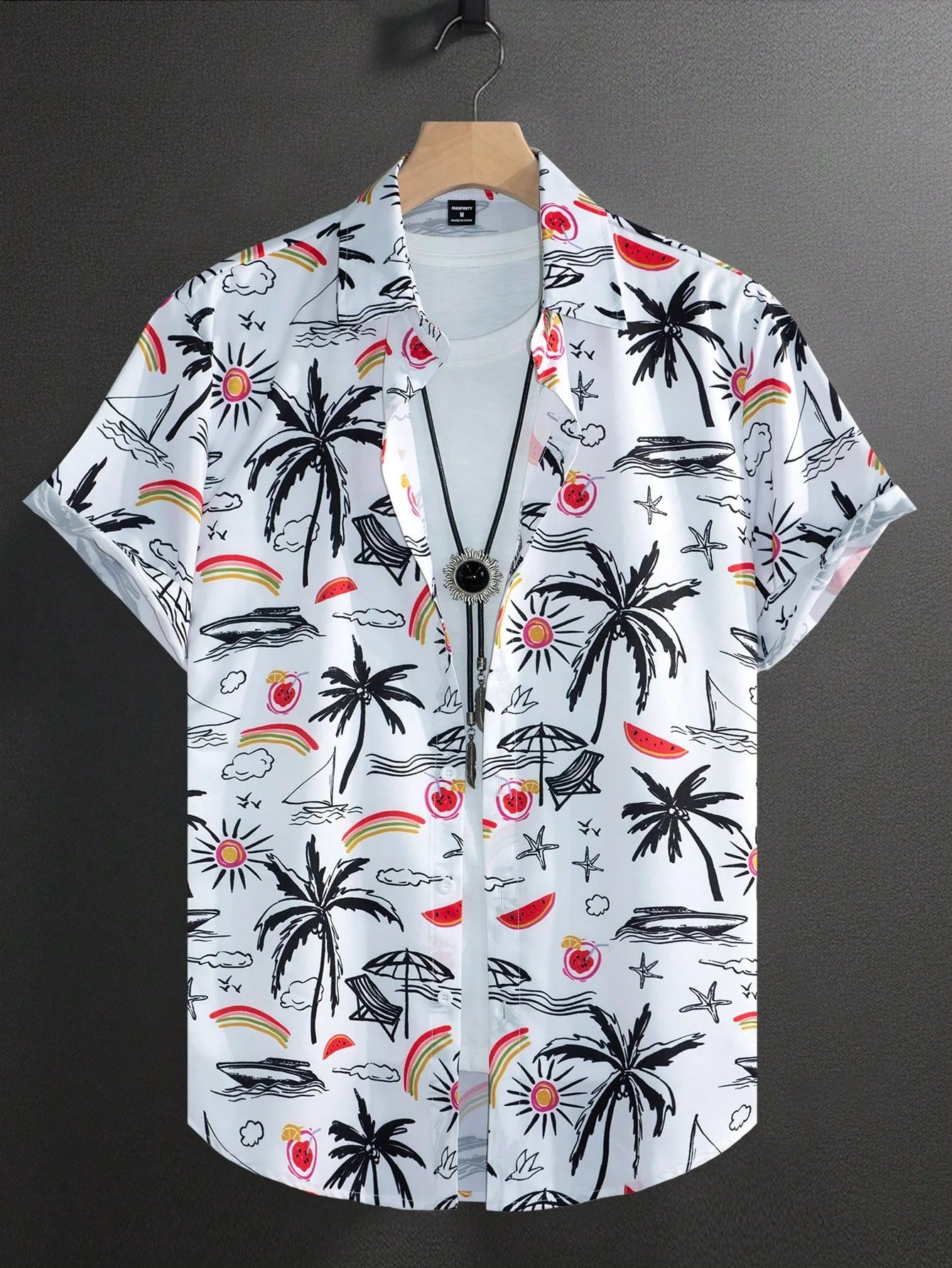Aloha Summer Essential! Breathable Men's Hawaiian Shirt with Exotic Floral Patterns - Perfect Island Vacation Wear