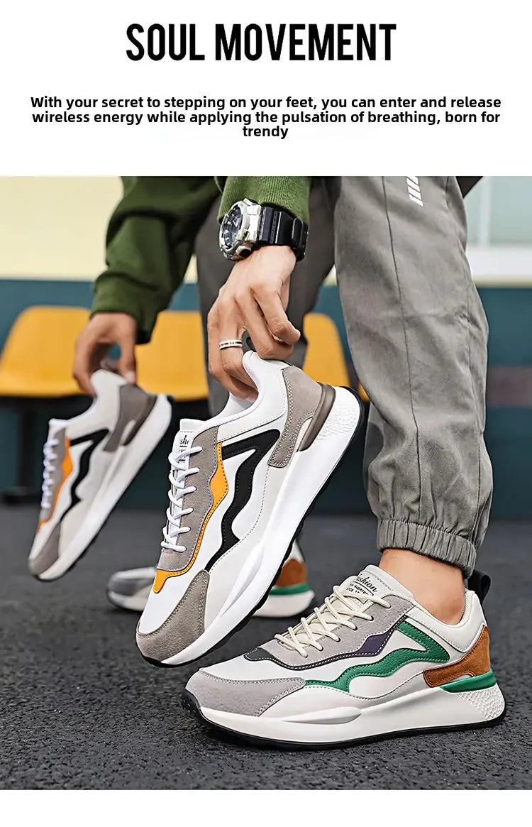 2025 Spring New Men's Shoes Outdoor Non-slip Casual Shoes Comfortable Fashion Men's Shoes Casual Sports Shoes Large Size 45-48