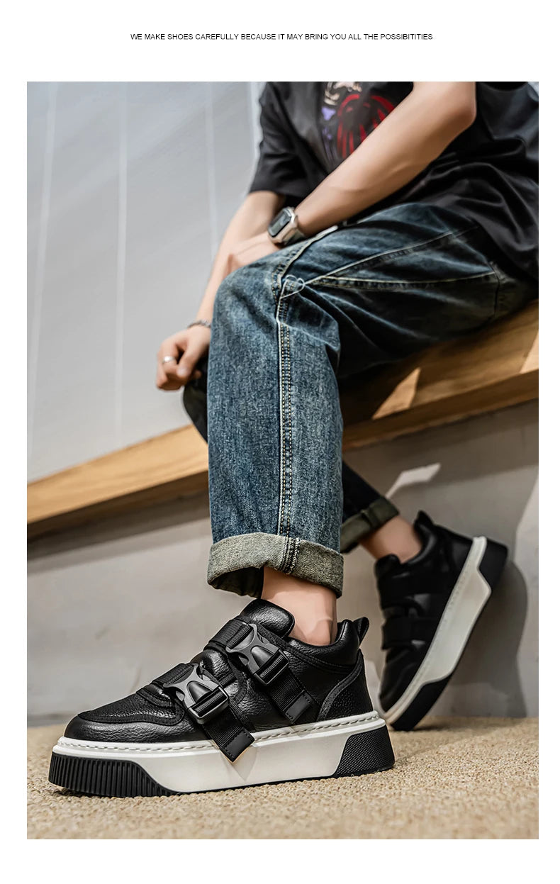 2025 New Versatile Casual Sports Board Shoes for Men, Trendy and Fashionable Thick Soled, Niche and Personalized Trendy Shoes