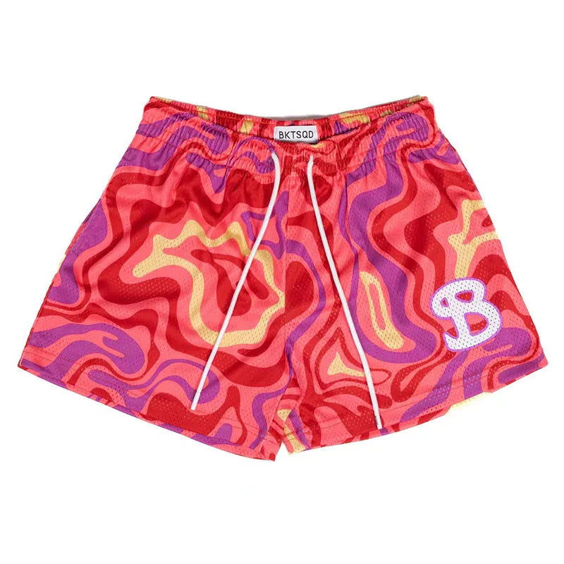2025 Summer new style BUCKETSQUAD Basketball Mesh Running quick drying quarter High quality sports shorts men sportswear