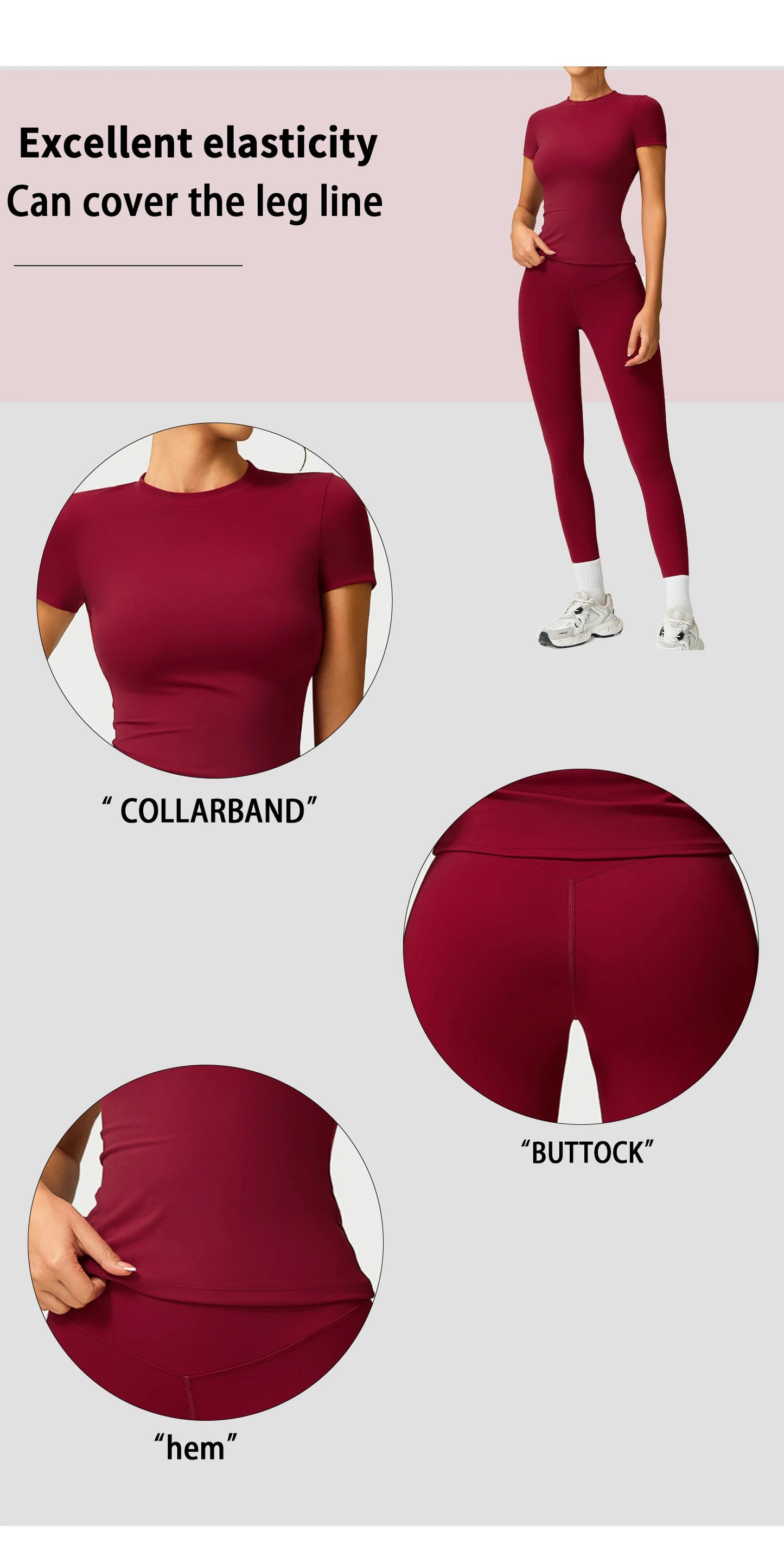 2PCS Yoga Suit Sports Set Women Quick-Drying Gym Set Women Tracksuit Running Workout Long Sleeve Sports Shirt Yoga Clothing