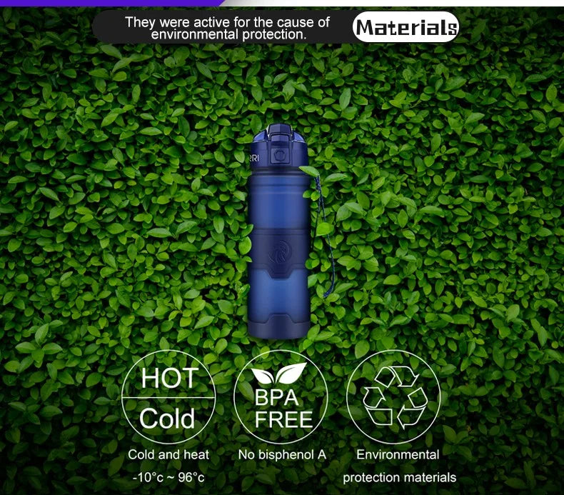 700ML Portable Water Bottle Motivational Sports Water bottle with Time Marker Leakproof Cup for Outdoor Sport Fitness BPA Free