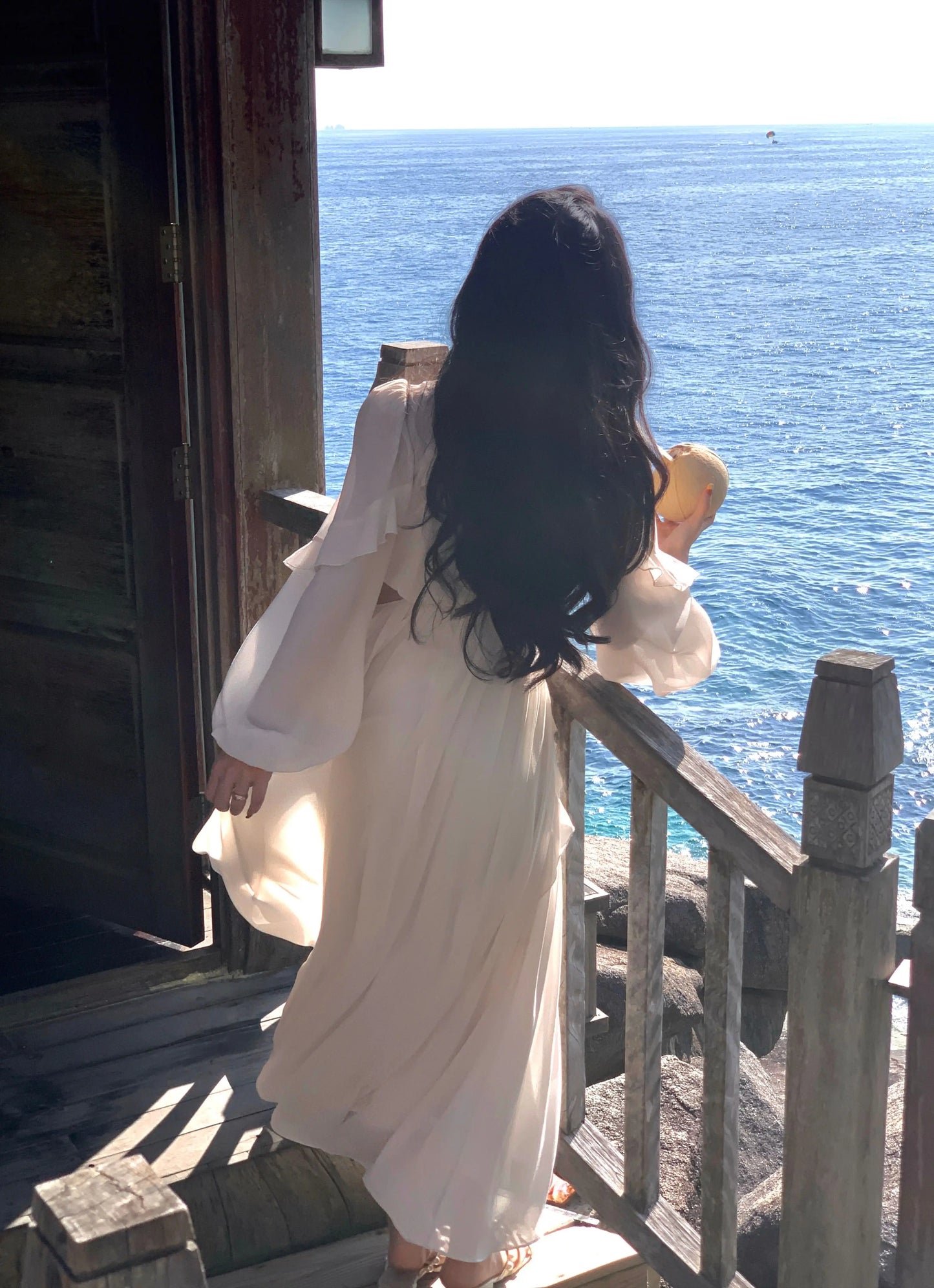 Beach Style Chiffon Y2k Mini Dress Office Lady Casual Long Sleeve Elegant One Piece Dress Korean Fashion Clothing Summer 2023